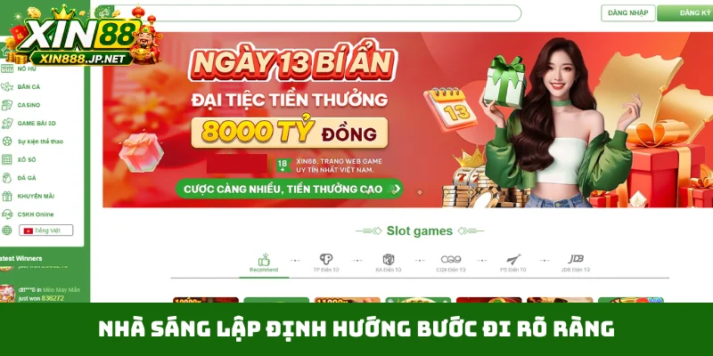Nhà sáng lập định hướng bước đi rõ ràng