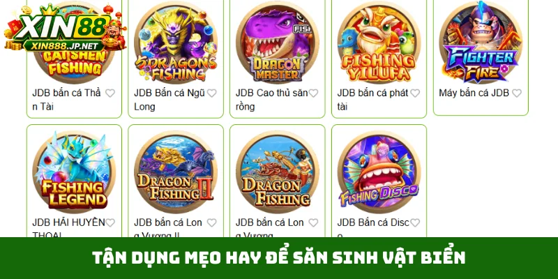Tận dụng mẹo hay để săn sinh vật biển