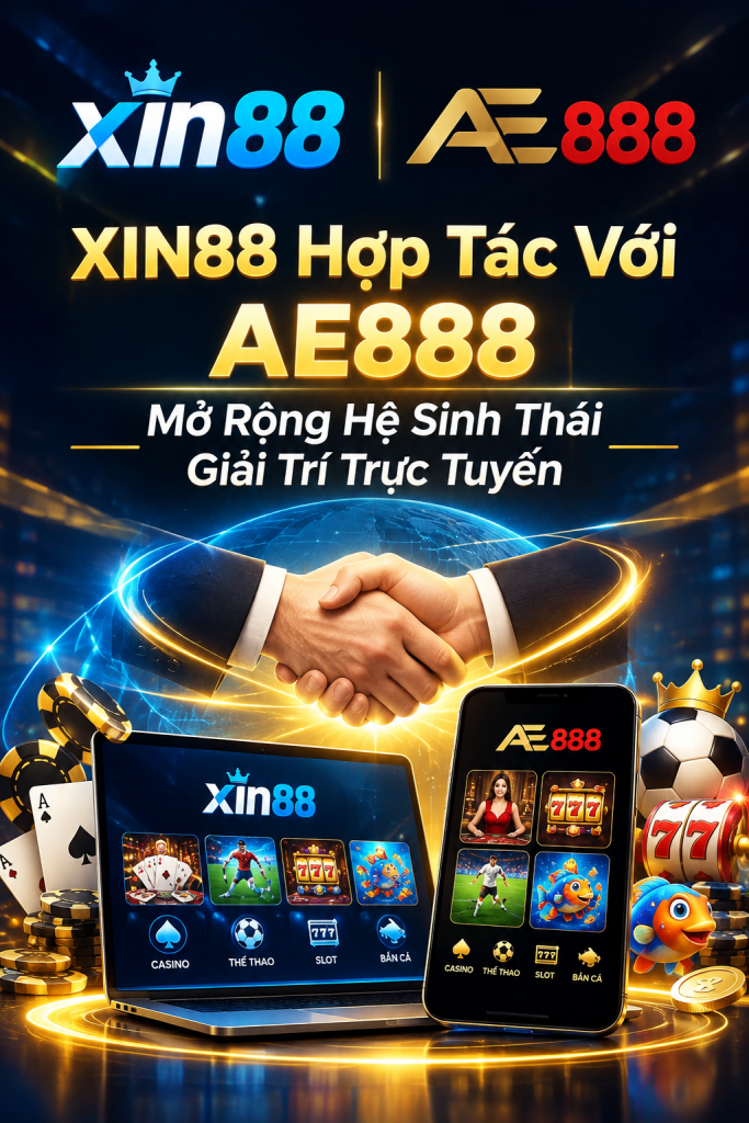 XIN88 Hợp Tác Với AE888 – Mở Rộng Hệ Sinh Thái Giải Trí Trực Tuyến